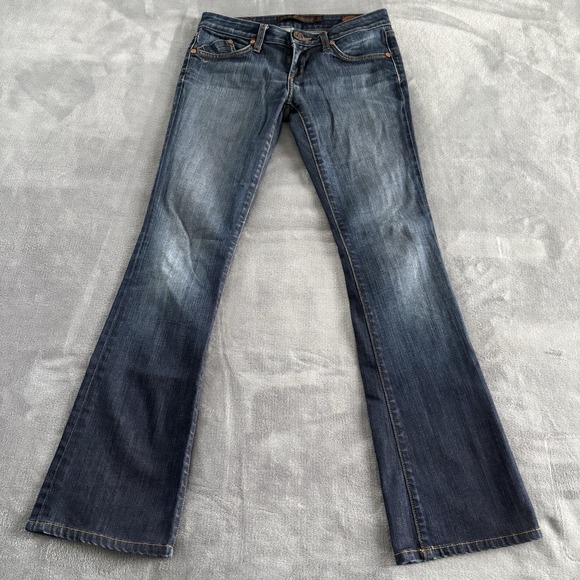Dylan & George Jeans Womens 26 Blue Elizabeth Low Rise Boot Cut mes. (28.5x30) - Picture 2 of 13